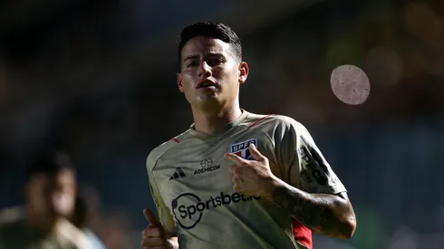 James Rodríguez ainda não entrou em campo em 2024 (Foto: Wagner Meier/Getty Images)