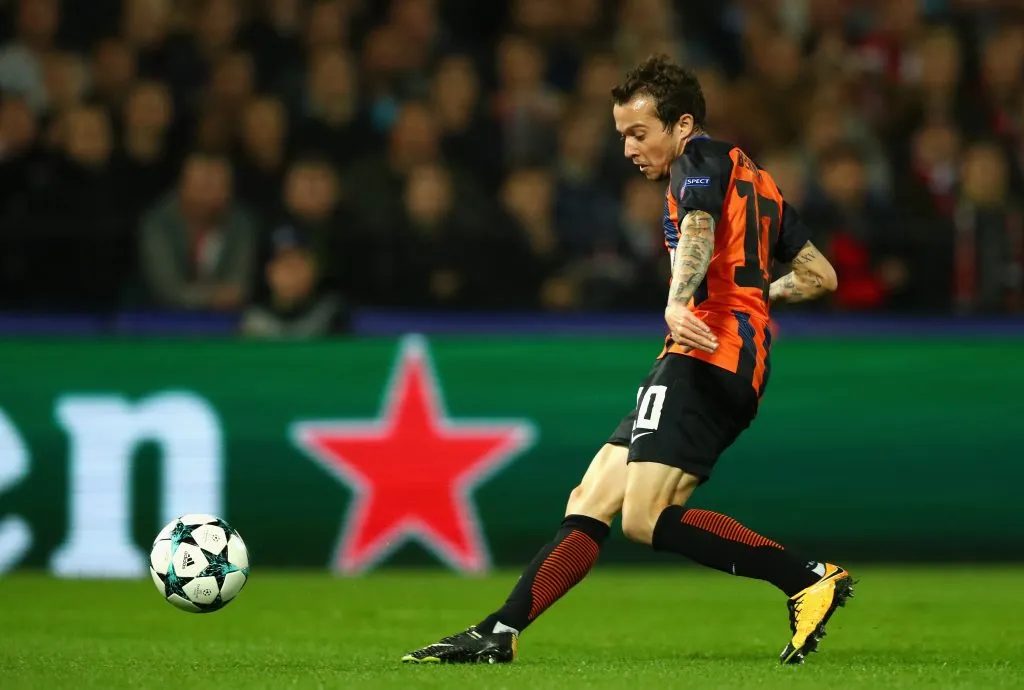 Bernard nos tempos de Shakhtar Donetsk. (Photo by Dean Mouhtaropoulos/Getty Images)