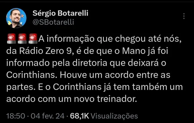 Repercussão via Twitter