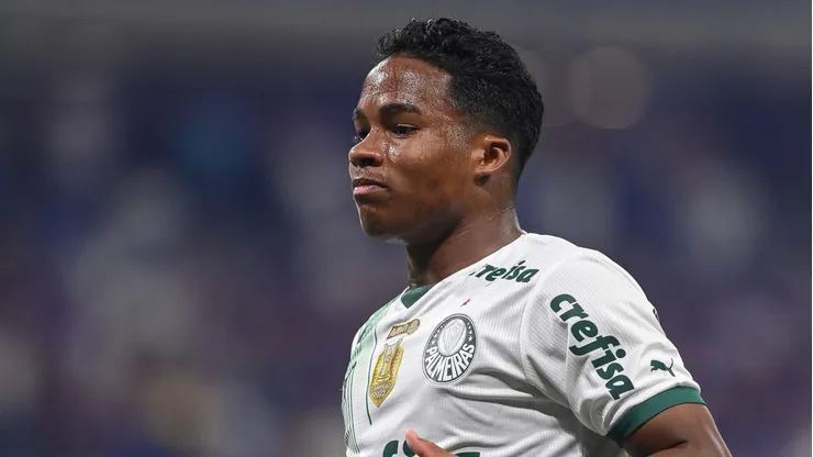 Endrick pelo Palmeiras. (Photo by João Guilherme Arenazio/Getty Images)