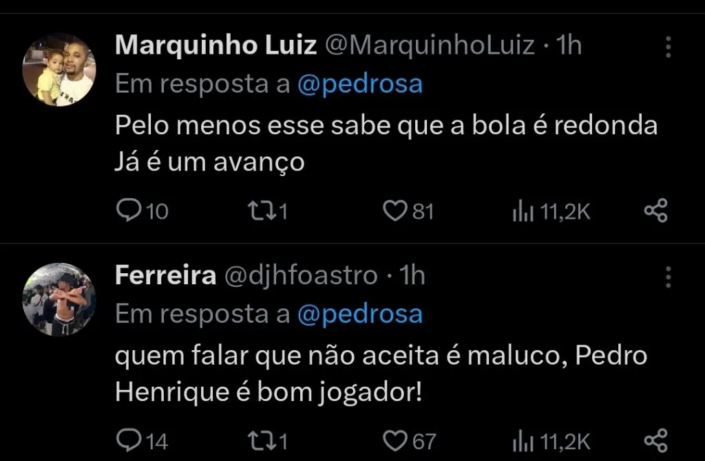Repercussão via Twitter
