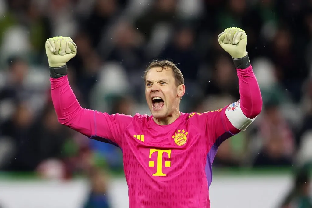 Manuel Neuer of Bayern Munich . (Photo by Joern Pollex/Getty Images)