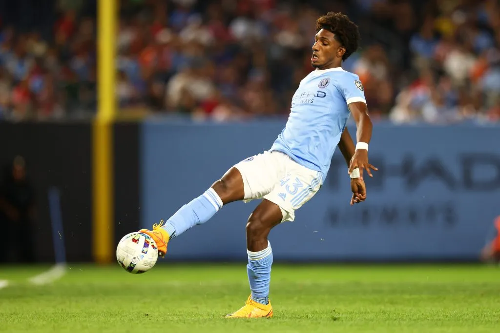Talles Magno em ação pelo New York City (Photo by Mike Stobe/Getty Images)