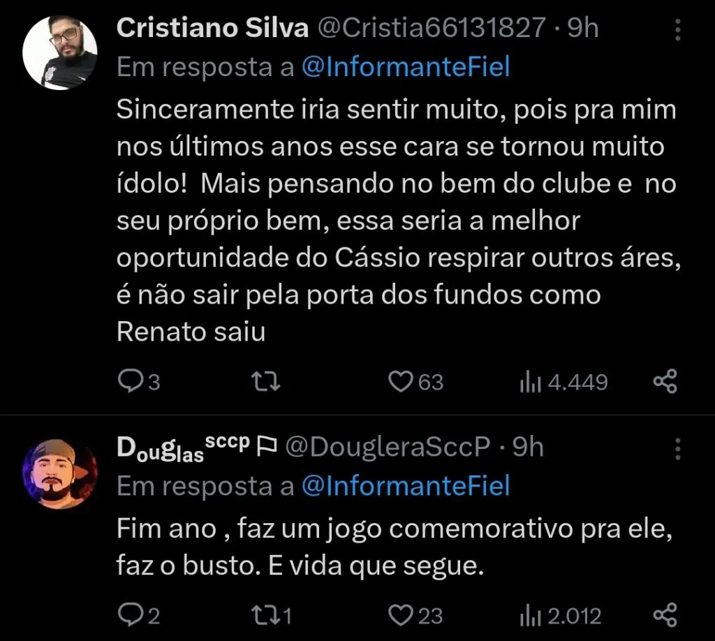 Repercussão via Twitter