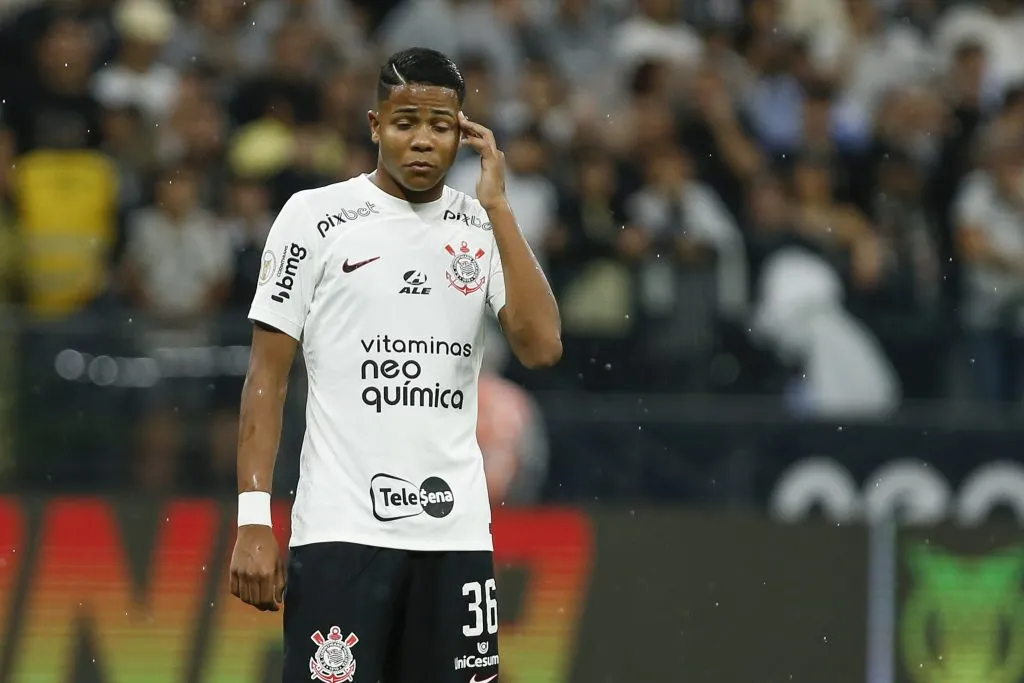 Wesley em ação pelo Corinthians. (Photo by Ricardo Moreira/Getty Images)