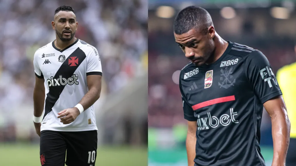 Vasco x Flamengo tem decisão surpreendente nos bastidores. Foto Esq.: Jorge Rodrigues/AGIF e Foto Dir.: Fernando Torres/AGIF