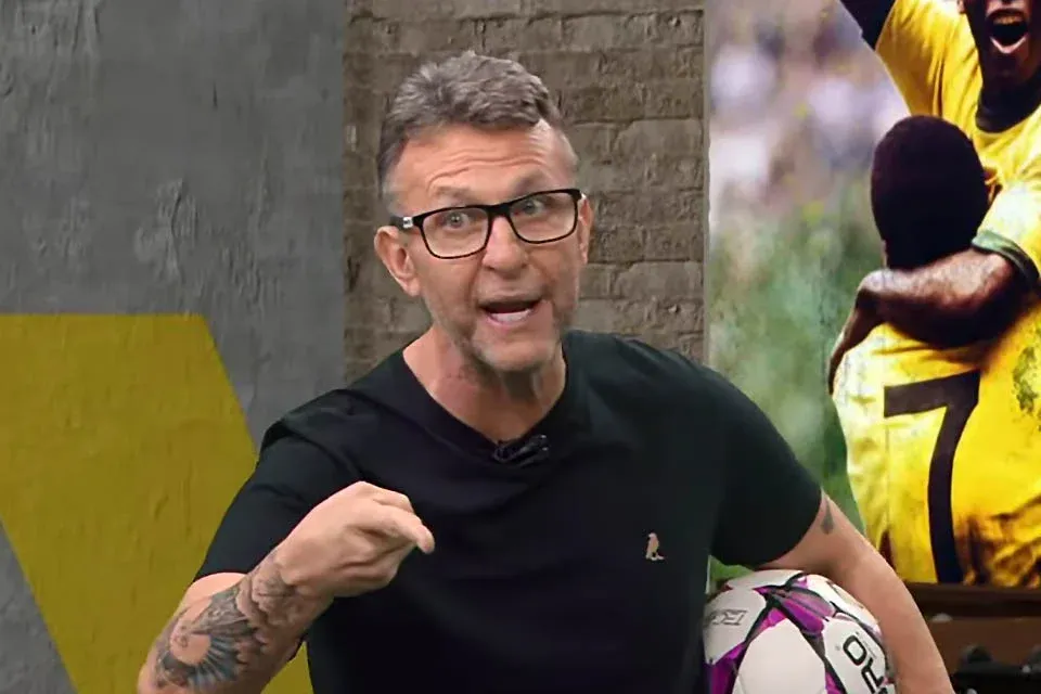 Craque Neto, apresentador da Band, detona gringo do São Paulo. Foto: Reprodução/TV Band