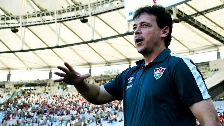 Diniz vibrou com jogador no Fluminense (Foto: Mailson Santana/Fluminense/Divulgação)