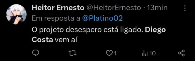 Repercussão via Twitter