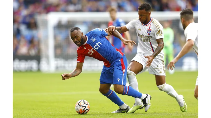 Lyon e Crystal Palace em amistoso na cidade de Londres, em agosto de 2023 (Foto: Peter Nicholls/Getty Images)