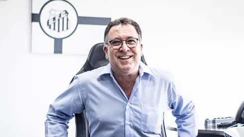 Marcelo Teixeira: gestão do Santos chegou a acordo com centroavante (Foto: Raul Baretta/ Santos FC/ Divulgação)