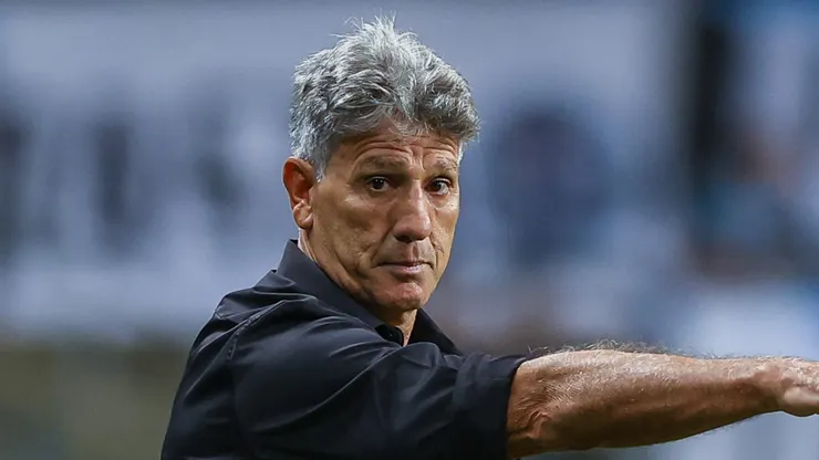 Renato respondeu declaração de presidente do rival (Foto: Lucas Uebel / Grêmio FBPA / Divulgação)