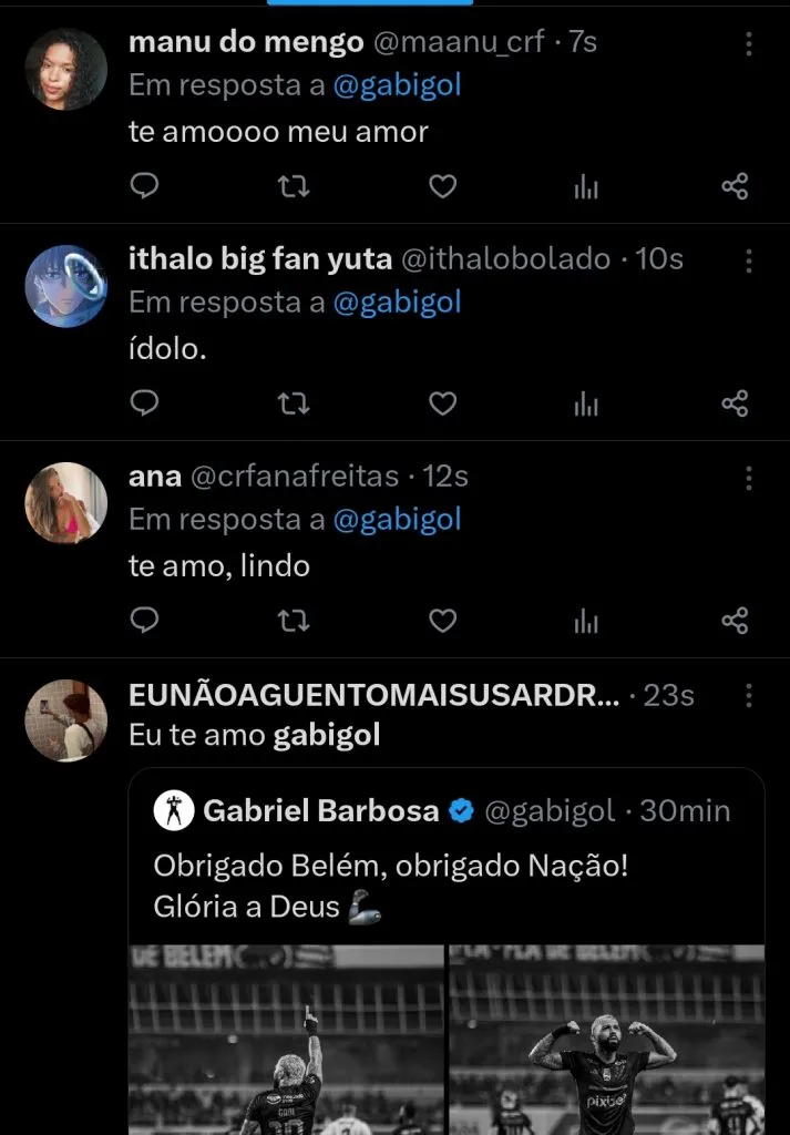 Repercussão via Twitter