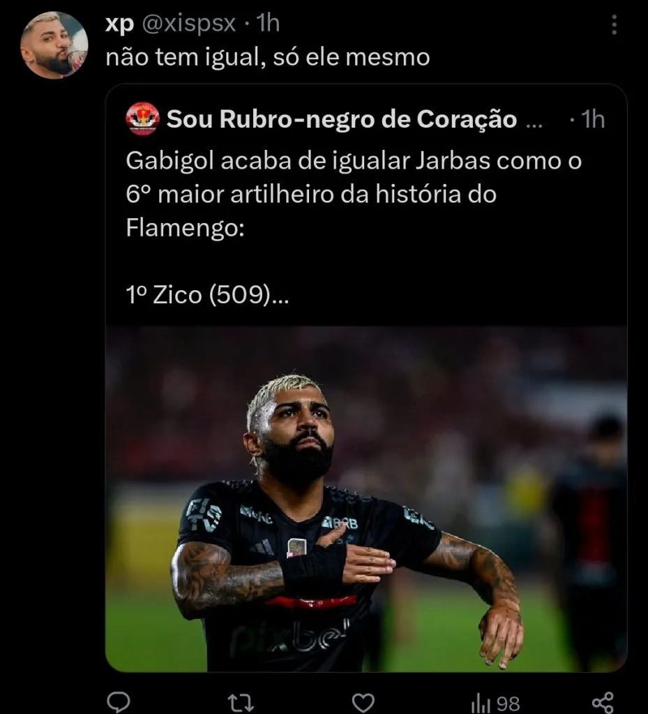 Repercussão via Twitter
