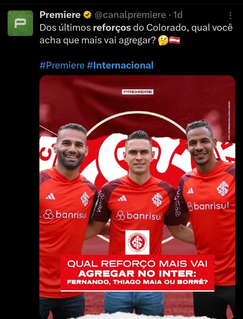 Repercussão via Twitter