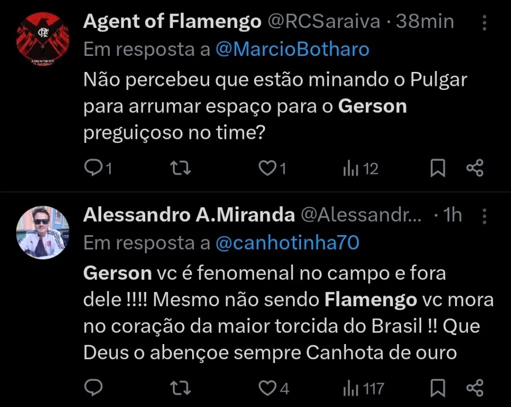Repercussão via Twitter