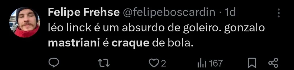 Repercussão via Twitter