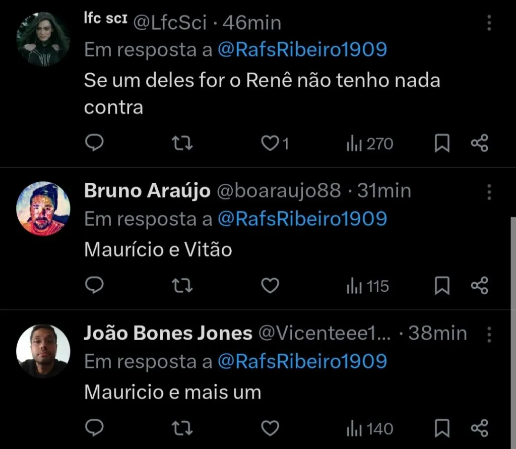 Repercussão via Twitter