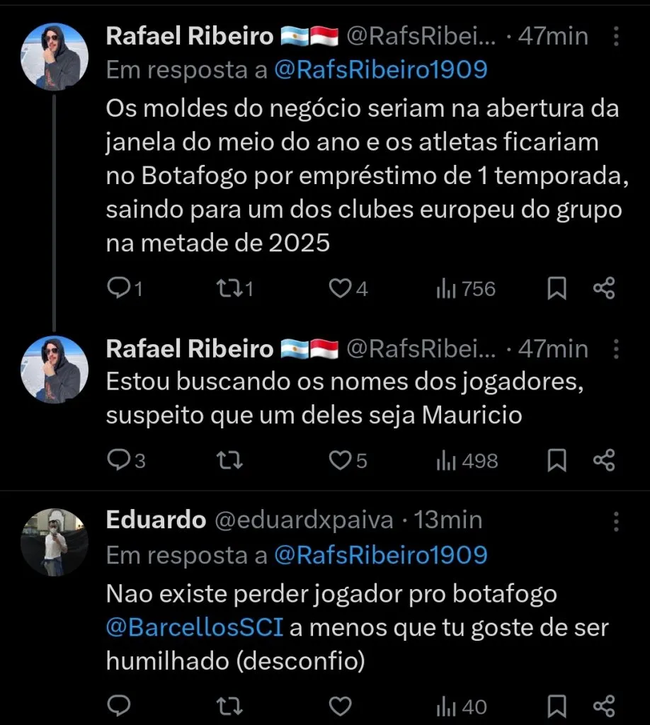Repercussão via Twitter