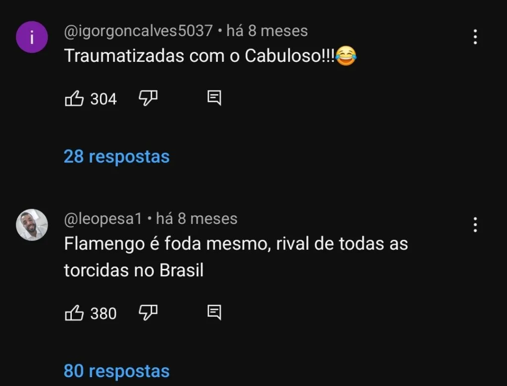 Repercussão via YouTube