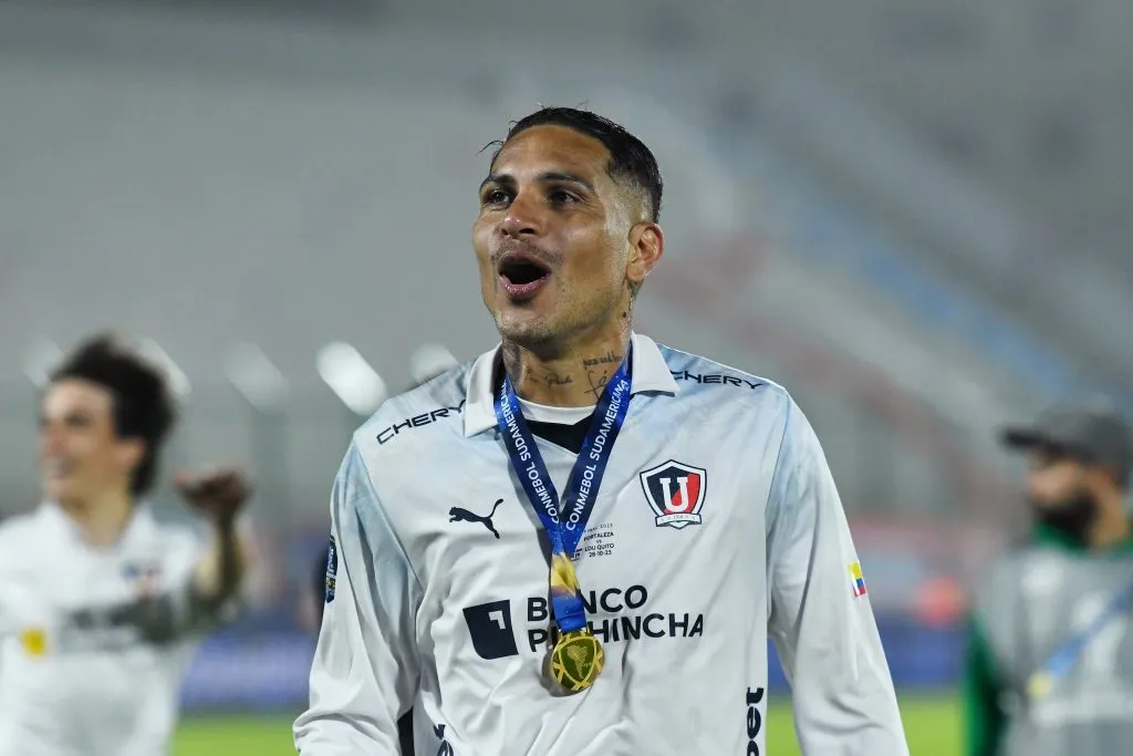 Guerrero pela LDU. (Photo by Marcelo Endelli/Getty Images)