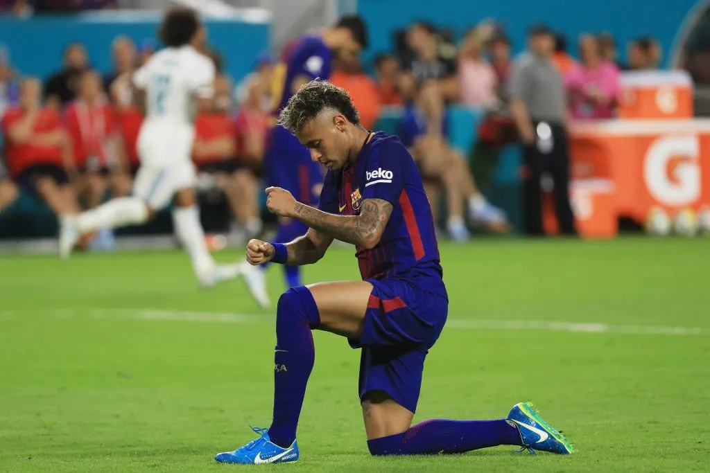 Brasileiro viveu seu auge no Barça. (Photo by Mike Ehrmann/Getty Images)