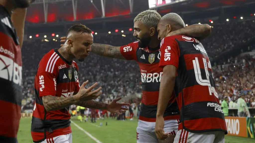 Flamengo ficou em primeiro lugar. (Photo by Wagner Meier/Getty Images)