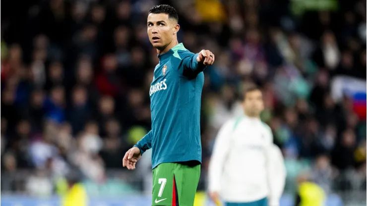 Cristiano Ronaldo of Portugal .(Photo by Jurij Kodrun/Getty Images)