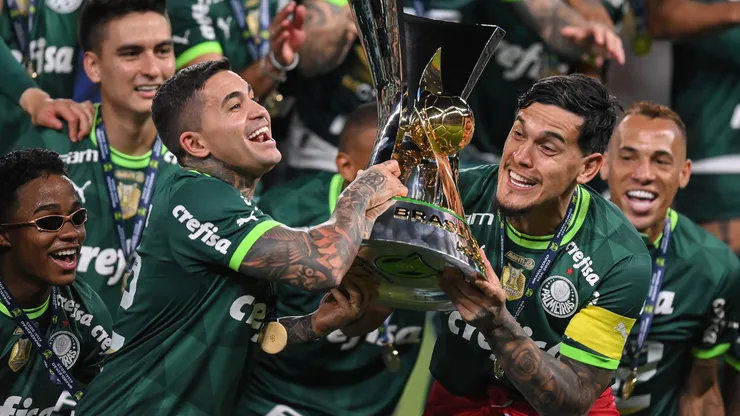 Gustavo Gómez, do Palmeiras pode deixar o Verdão para assinar com grande rival da Libertadores. . (Photo by João Guilherme Arenazio/Getty Images)