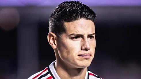 James Rodríguez tem mais minutos pela Seleção da Colômbia do que pelo São Paulo nesta temporada. Foto: Abner Dourado/AGIF