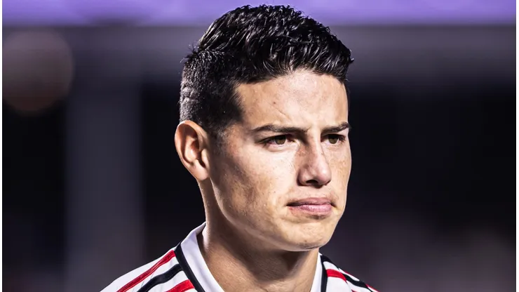 James Rodríguez tem mais minutos pela Seleção da Colômbia do que pelo São Paulo nesta temporada. Foto: Abner Dourado/AGIF