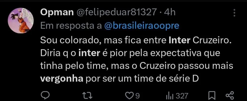 Repercussão via Twitter