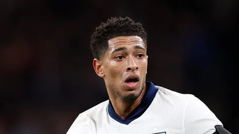 Bellingham vive noite na Inglaterra. Foto: Catherine Ivill/Getty Images