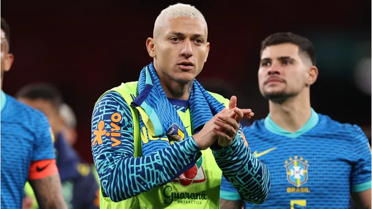 Richarlison of Brazil (Photo by Catherine Ivill/Getty Images)