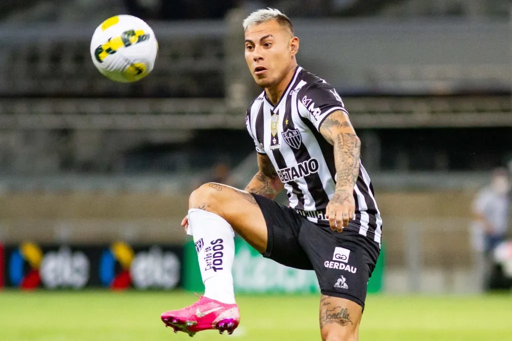 Vargas em ação pelo Atlético Mineiro. Foto: Fernando Moreno/AGIF