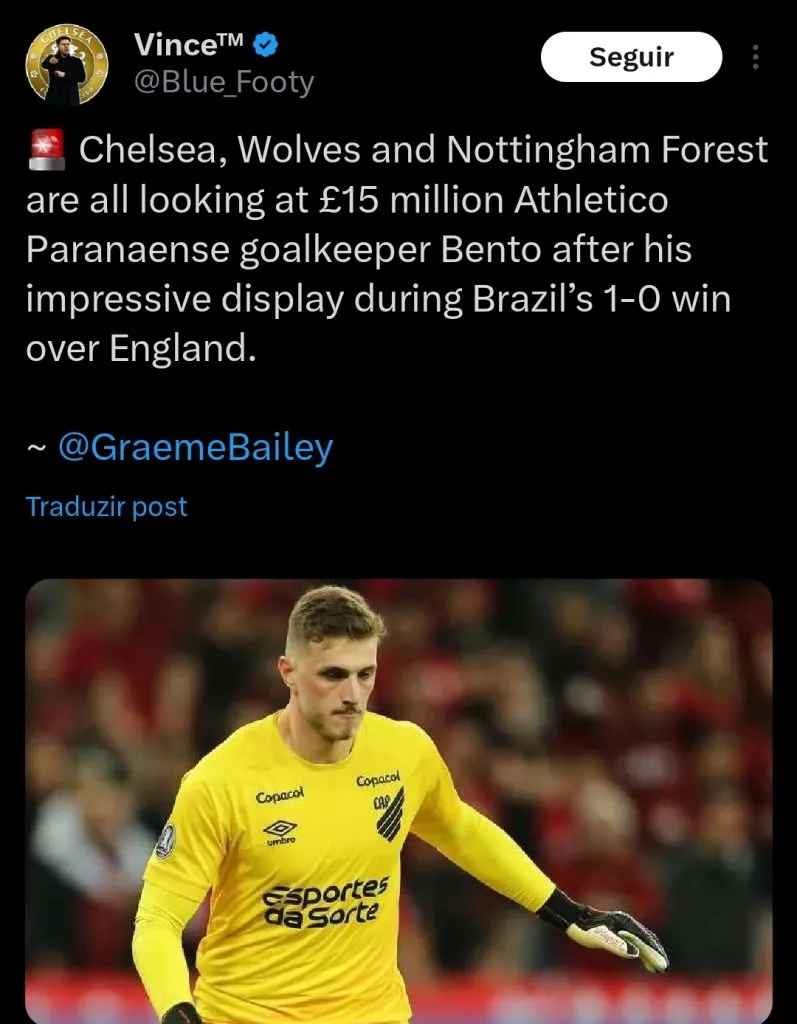 Repercussão via Twitter