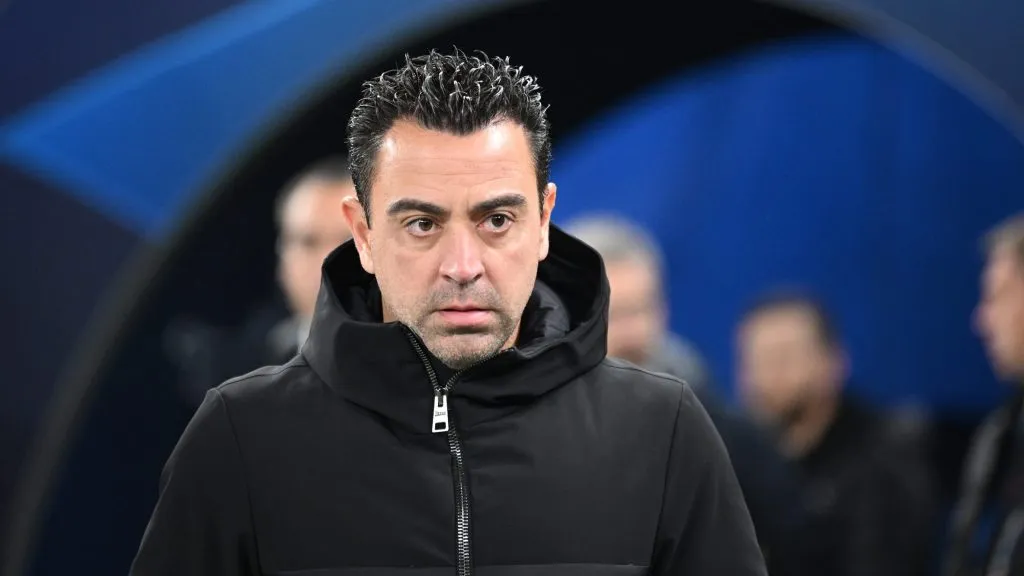 Gigante da Premier League tem interesse na contratação de Xavi, do Barcelona.(Photo by Stuart Franklin/Getty Images)