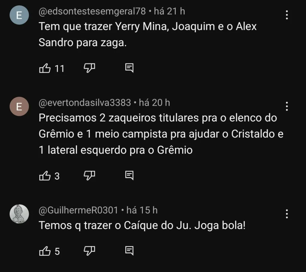 Repercussão via YouTube