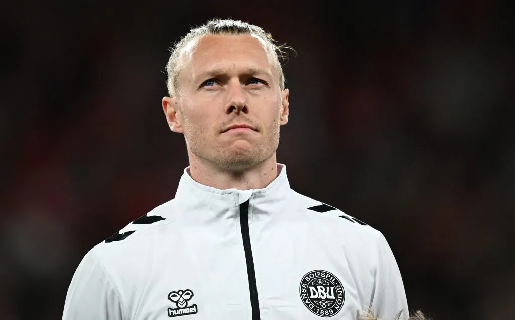 Kjaer: dinamarquês deve deixar o clube italiano (Foto: Stuart Franklin/Getty Images)
