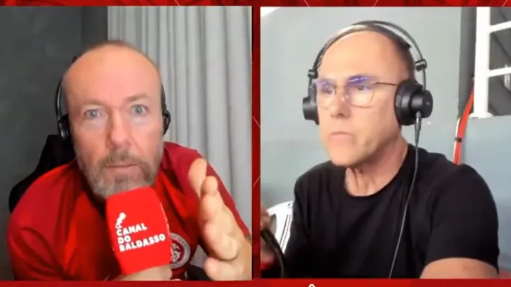 A reação de Baldasso viralizou entre os torcedores do Grêmio (Foto: Reprodução/YouTube)