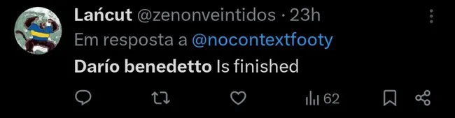 Repercussão via Twitter