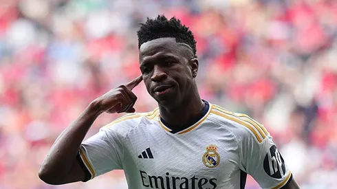 Vinícius Júnior fala se sai do Real Madrid. Foto: Juan Manuel Serrano Arce/Getty Images