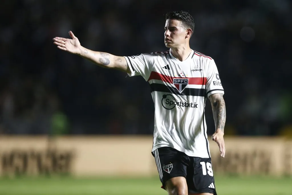 James Rodríguez pelo São Paulo. (Photo by Wagner Meier/Getty Images)