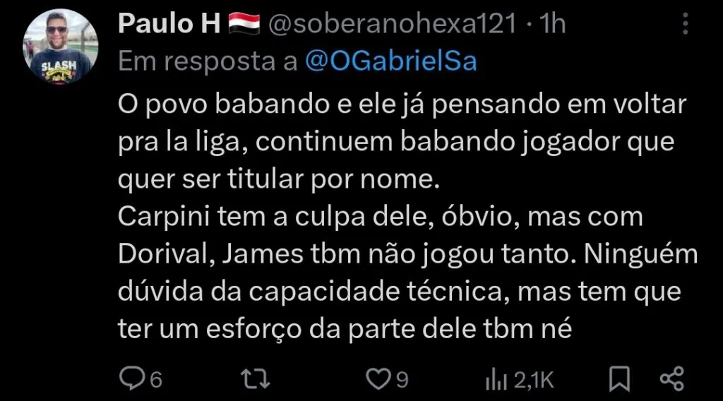 Repercussão via Twitter