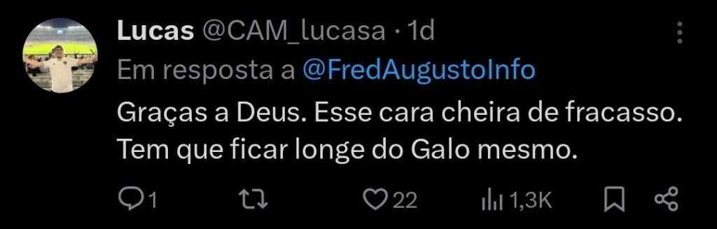 Repercussão via Twitter