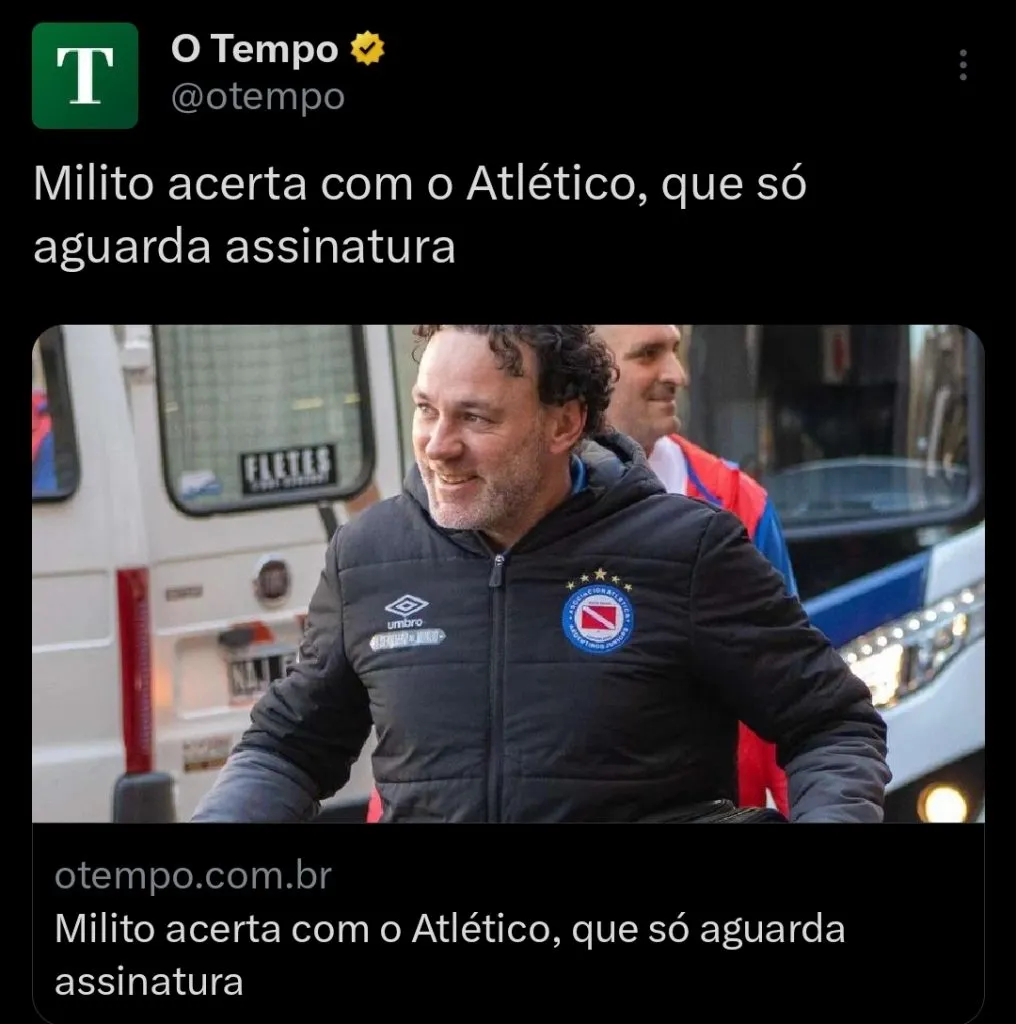 Repercussão via Twitter
