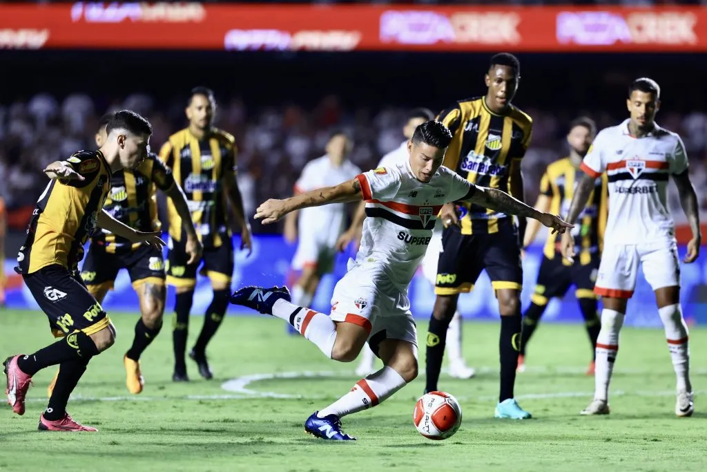 James está em baixa no São Paulo. Foto: Marcello Zambrana/AGIF