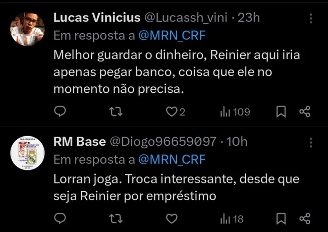 Repercussão via Twitter