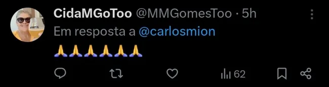 Repercussão via Twitter