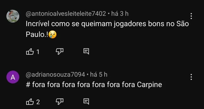 Repercussão via YouTube